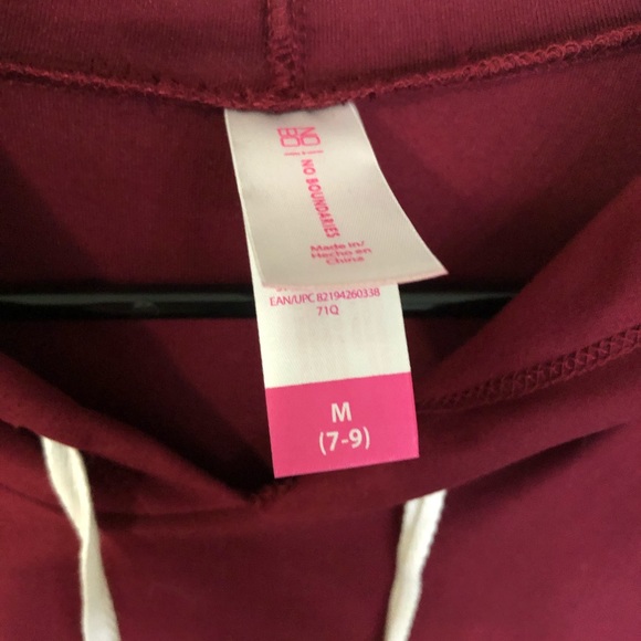 NWOT No Boundaries Hooded Body Con Athletic Dress - Picture 3 of 3